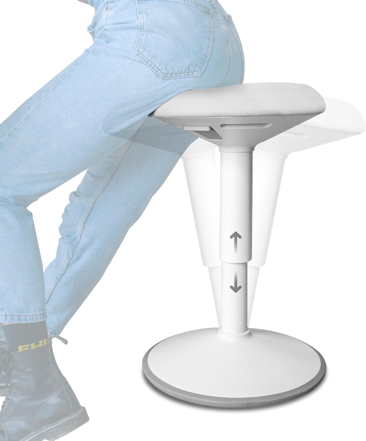 Height Adjustable Standing Desk Stool Chair for Office Use