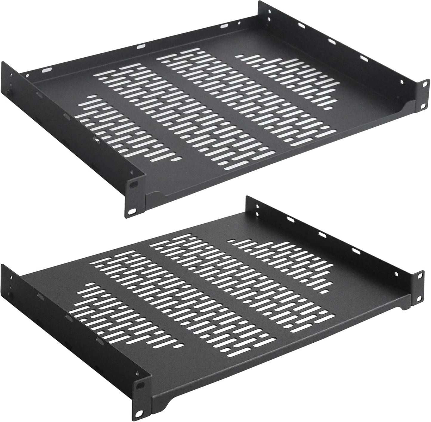 RIVECO 2 PCS 12 Rack Shelves for 19in Network Rack & Cabinets