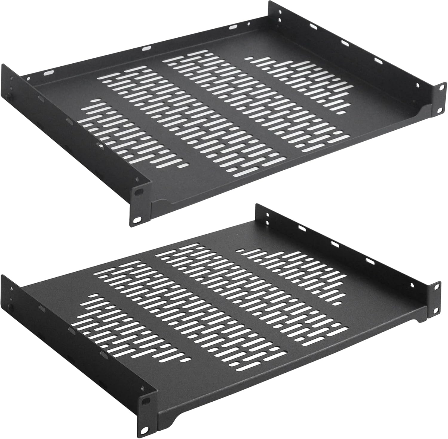 RIVECO 2 PCS 12 Rack Shelves for 19in Network Rack & Cabinets