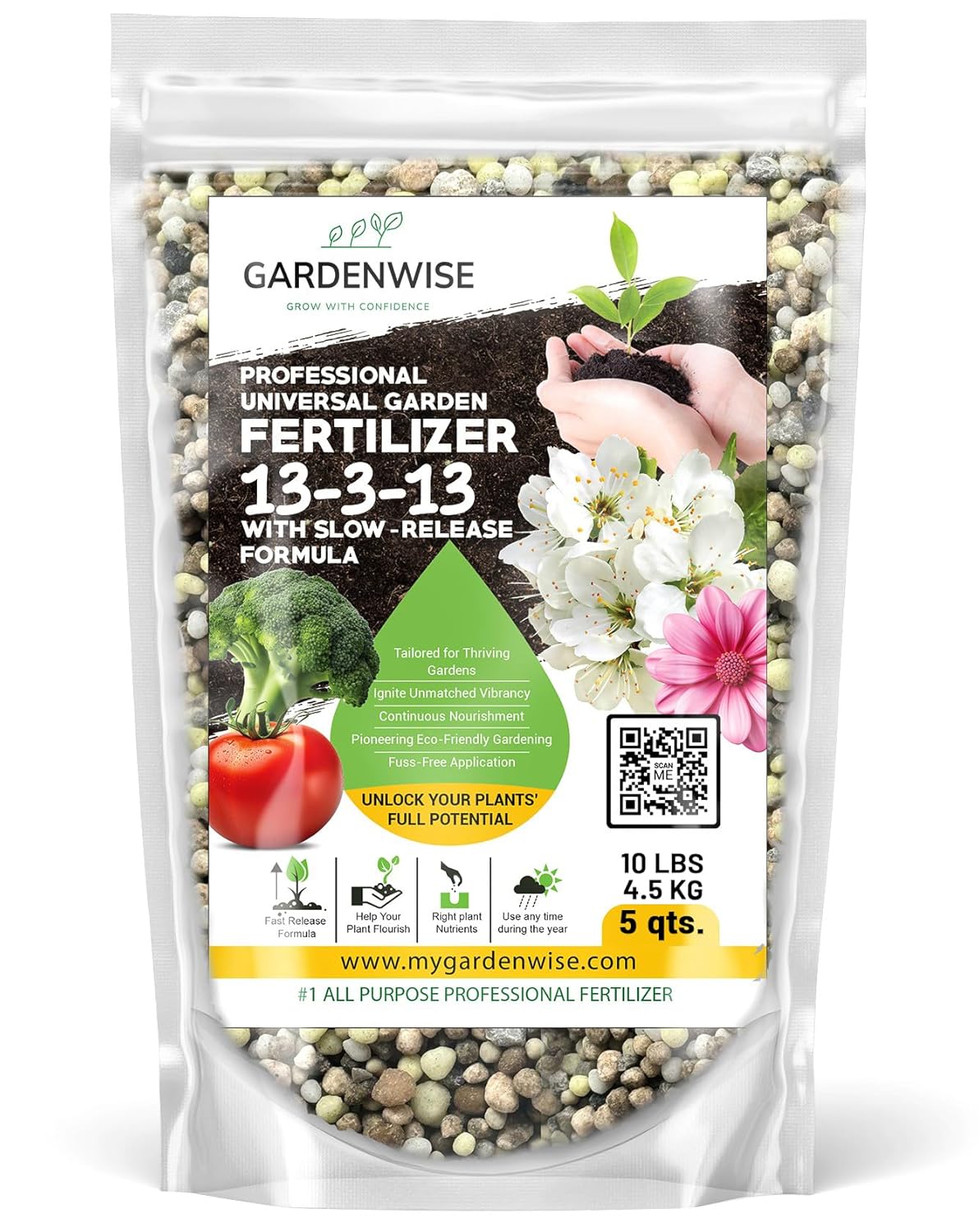 Professional Universal Garden Fertilizer 13-3-13 for All Plants