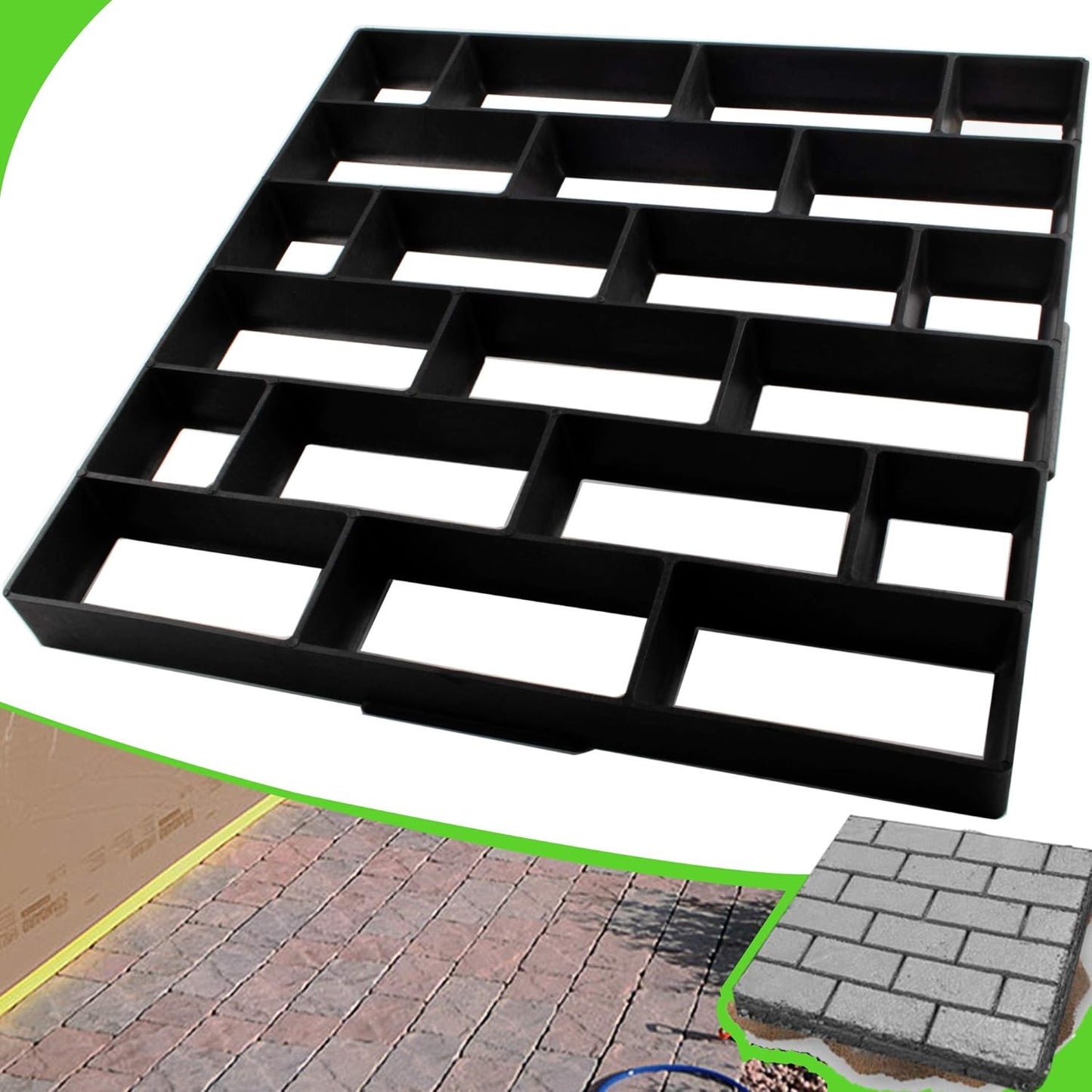 Plus Size Concrete Molds for DIY Walkways and Patios