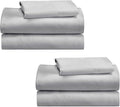 Twin XL Cotton Sateen Sheet Set 2-Pack - Soft, Deep Pocket