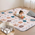 Baby Play Mat for Floor 50x50 in Soft Foam Padding - Foldable