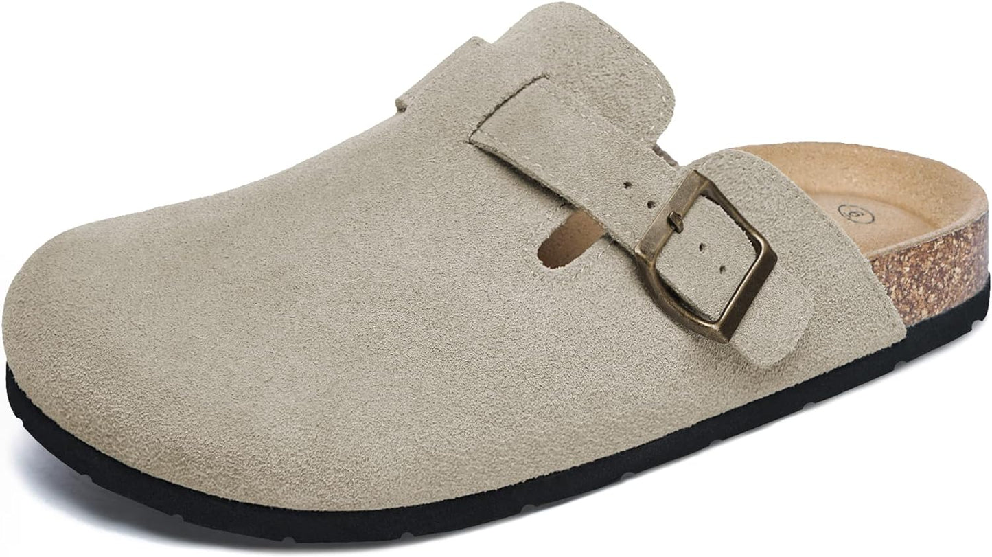 Xiakolaka Women's Suede Clogs for Comfort and Style