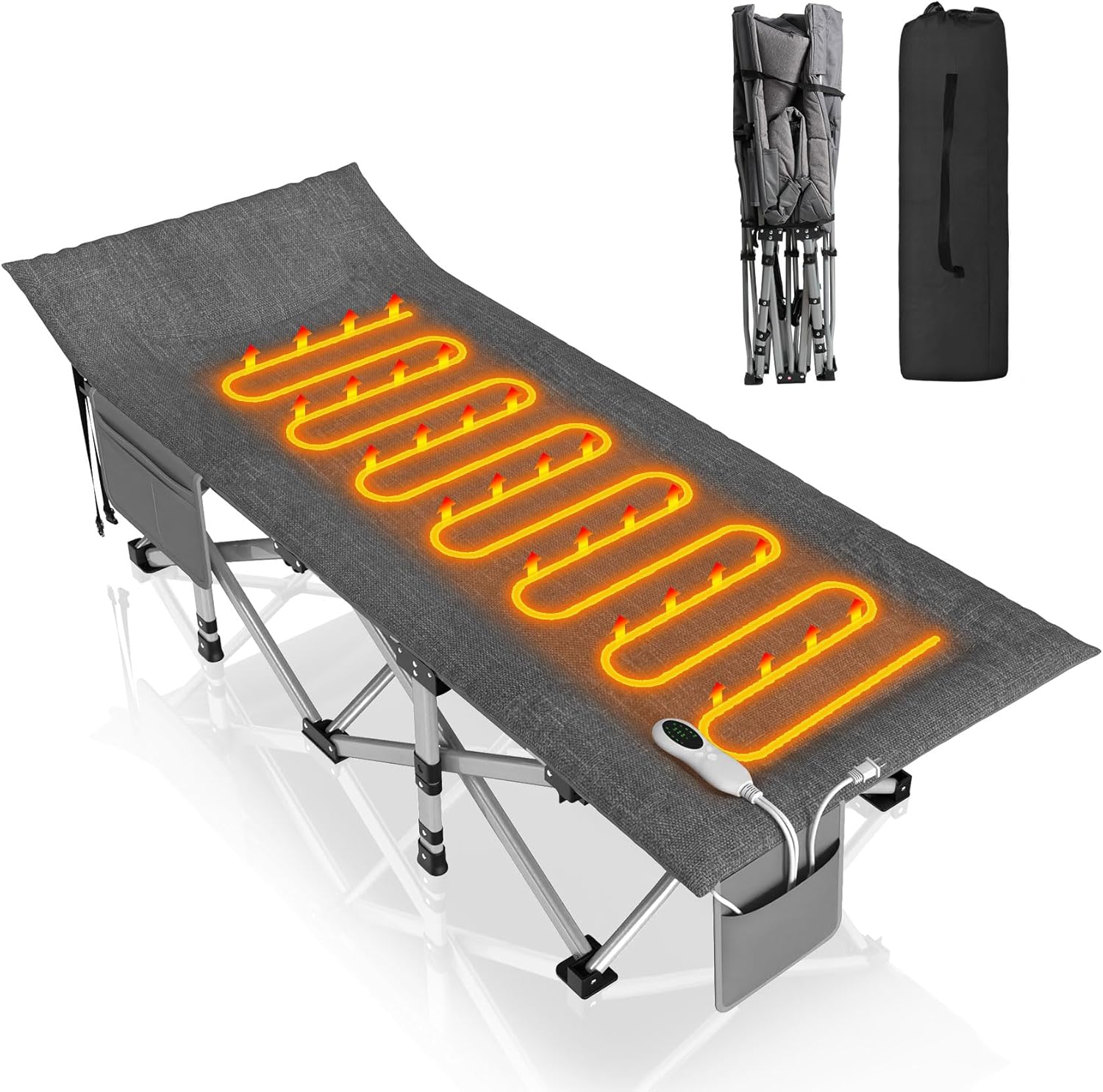 Suteck Heated Camping Cot: Cozy Sleep On-the-Go