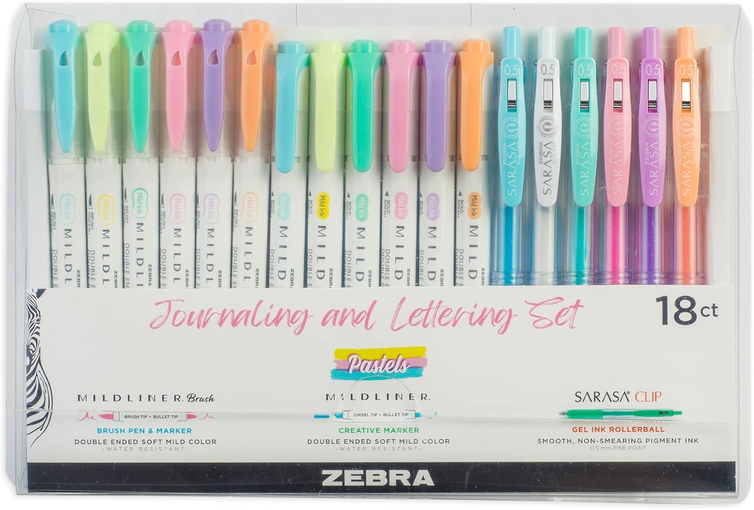 Zebra Pen Journaling and Lettering Set for Creative Planning