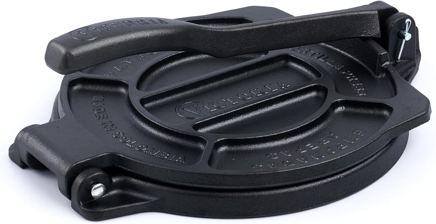 Victoria 8 Cast Iron Tortilla Press - Made in Colombia