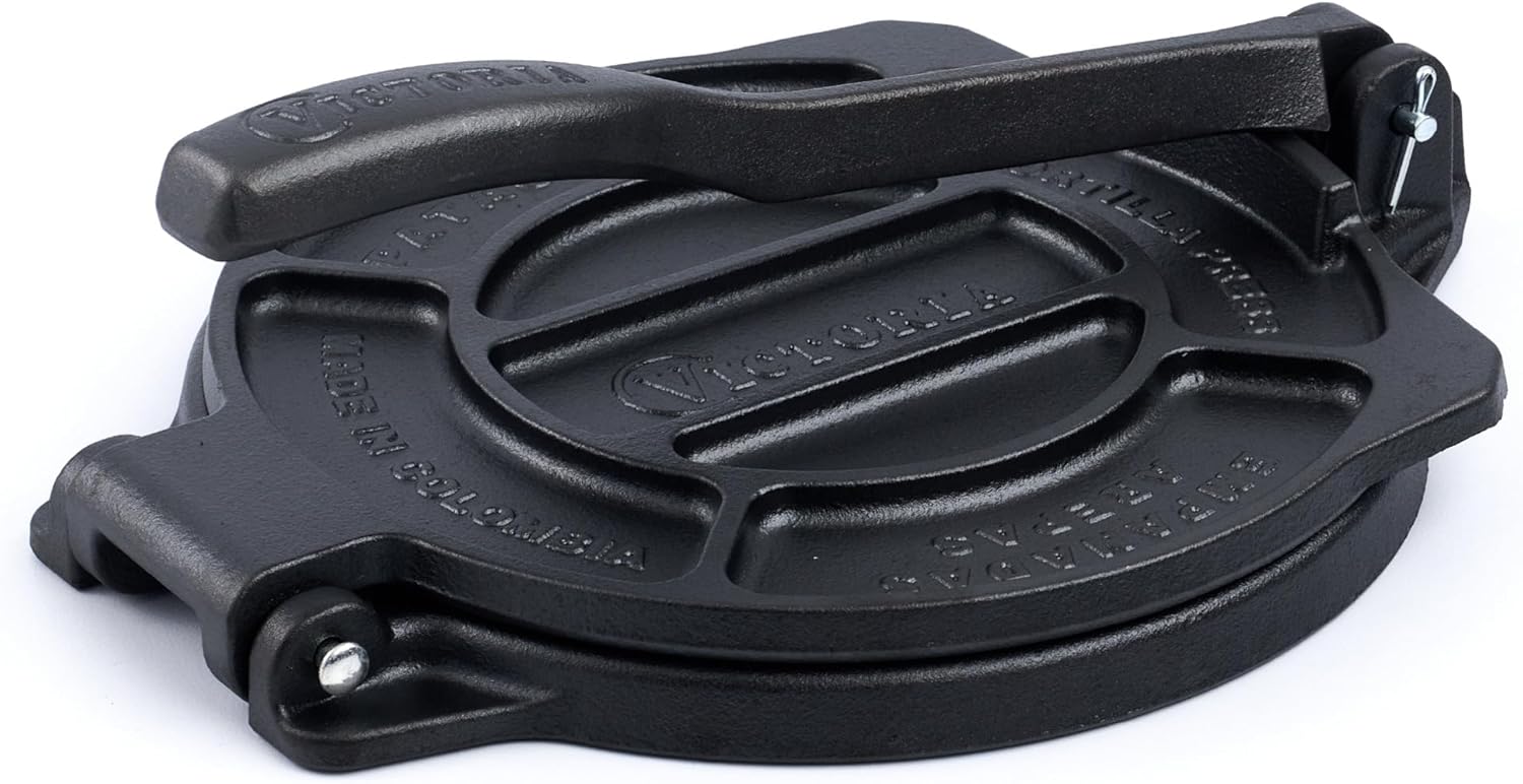 Victoria 8 Cast Iron Tortilla Press - Made in Colombia