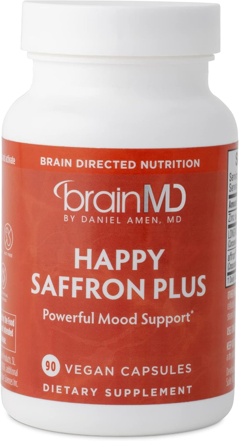 Happy Saffron Plus Capsules for Enhanced Mood and Focus