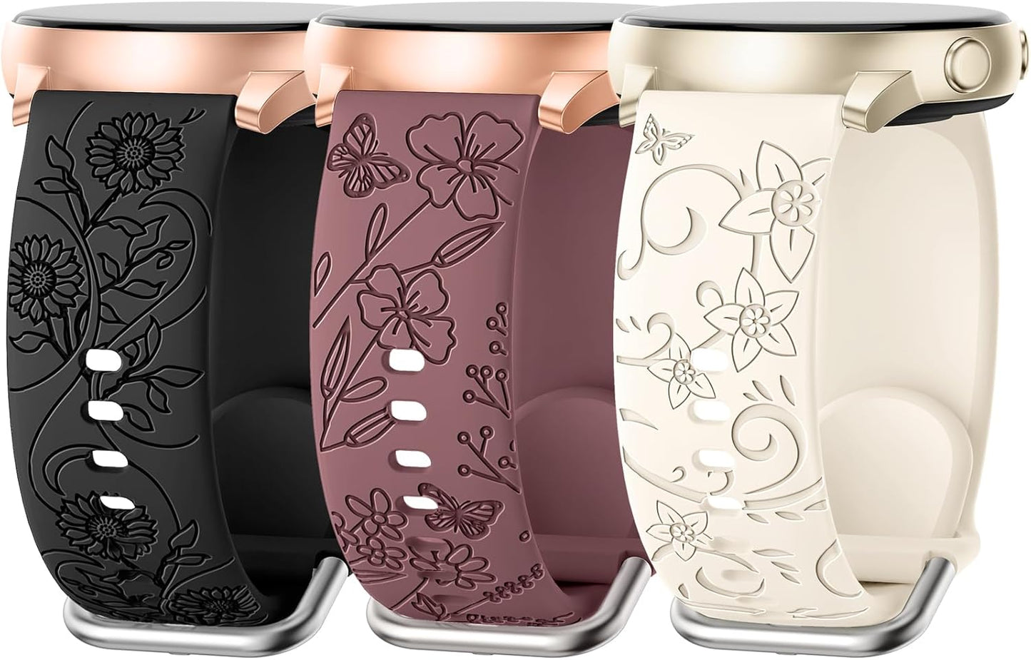 3-Pack Floral Bands for Samsung Galaxy Watch | SuperNaNa