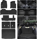 Floor Mats Trunk Mat Backrest Mat for 2021-2025 Chevy Suburban 8 Seats