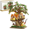 Tree Building Block Toy with LED Light 1783pcs - Relaxing DIY Model