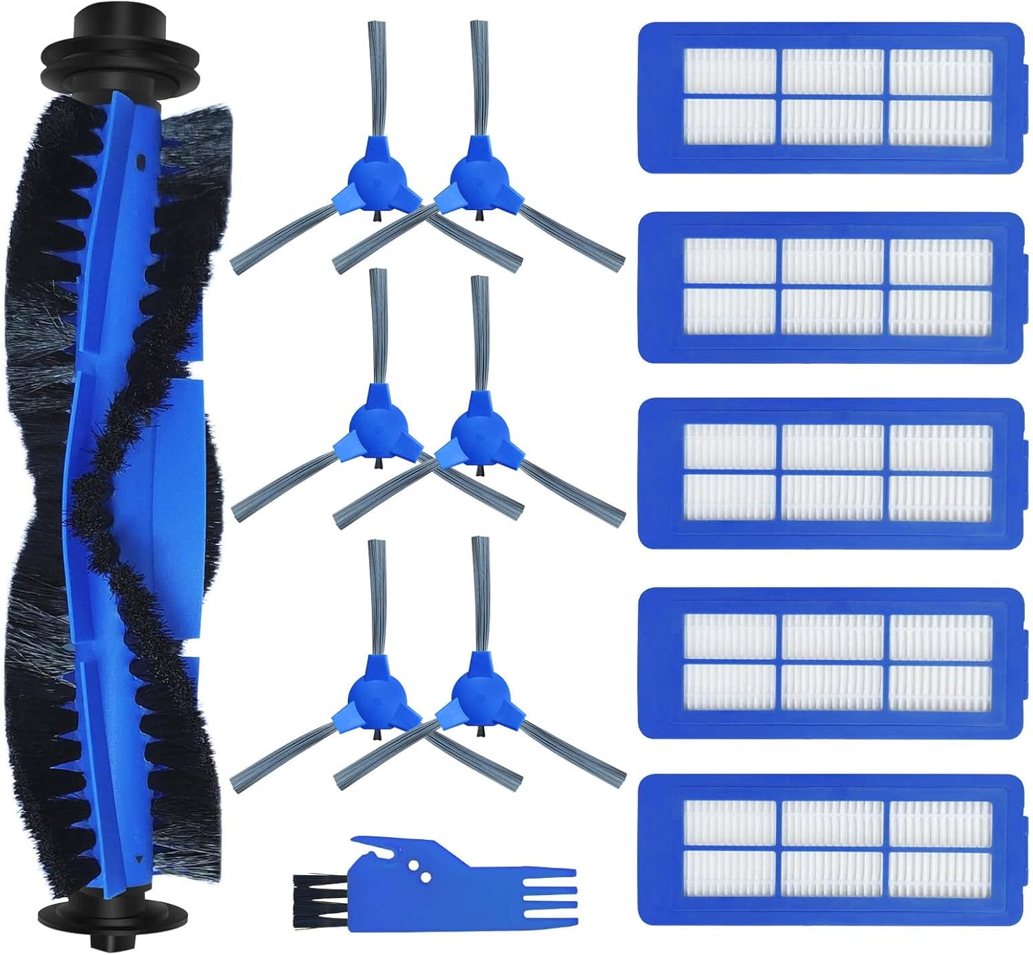 Complete Replacement Set for eufy Robotic Vacuums - Roller Brush, Side Brushes, Filters by SONGRUI