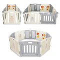 Baby Interactive Playpen 8 Panel Safety Gate - Secure Play Center