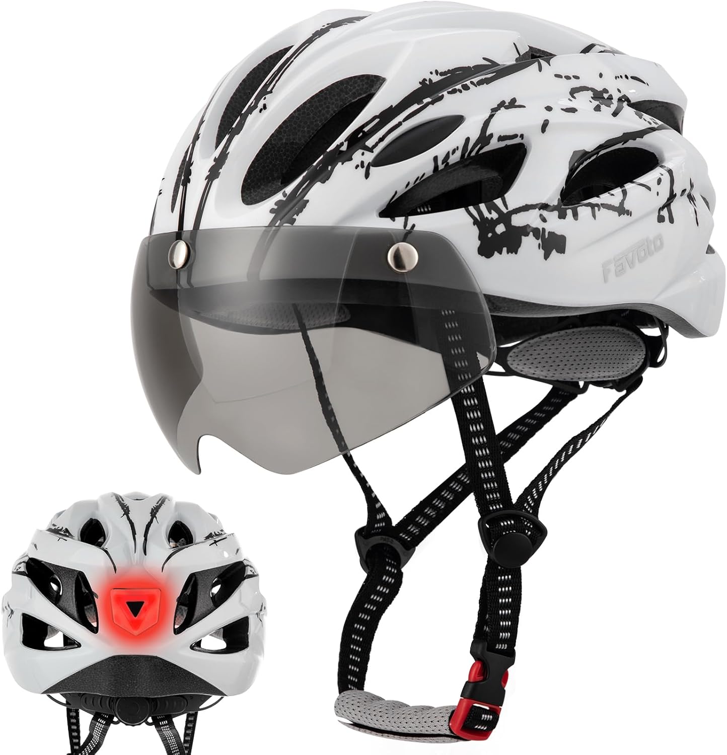 Favoto Bike Helmet for Adults - Lightweight Cycling Safety Gear
