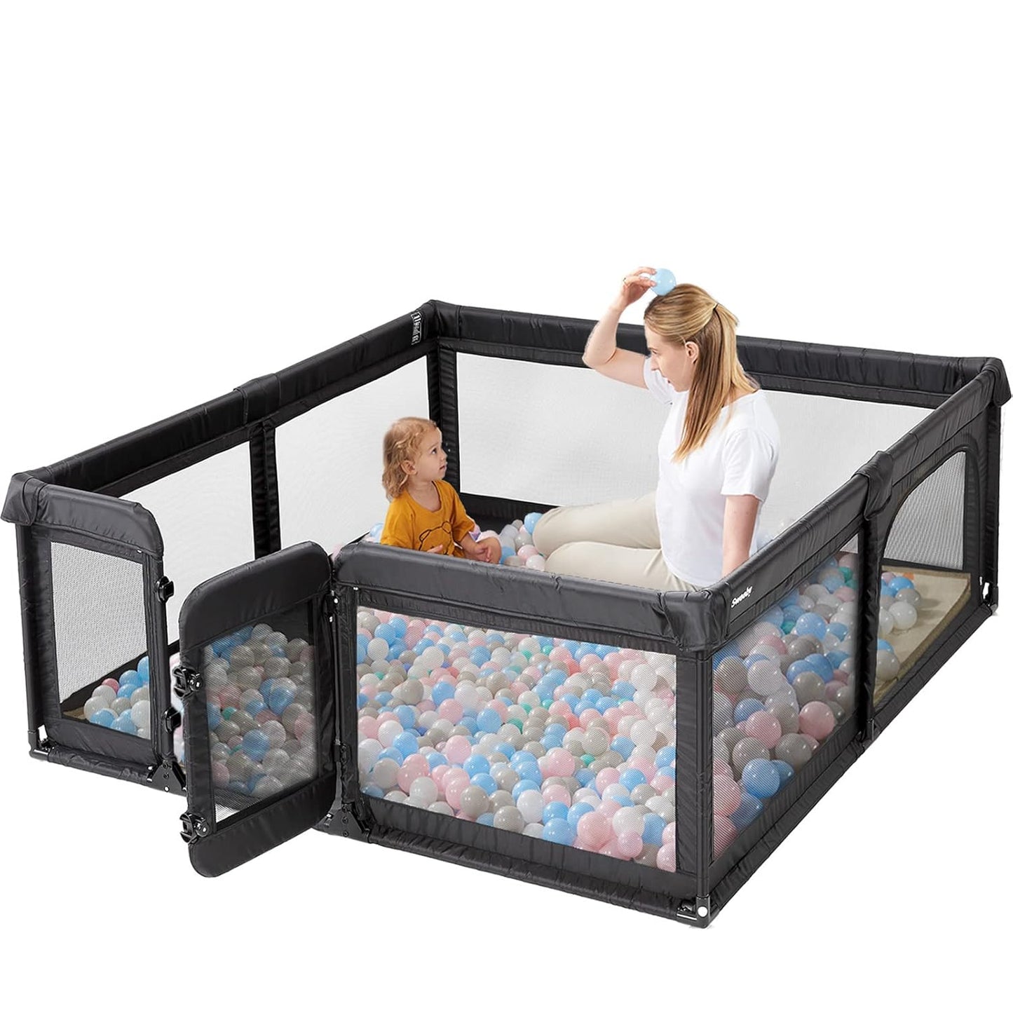 Sweeby Large Playpen: Safe Indoor Fun Zone