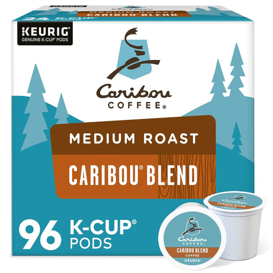 Caribou Coffee Blend K-Cup Pods - 4 Packs