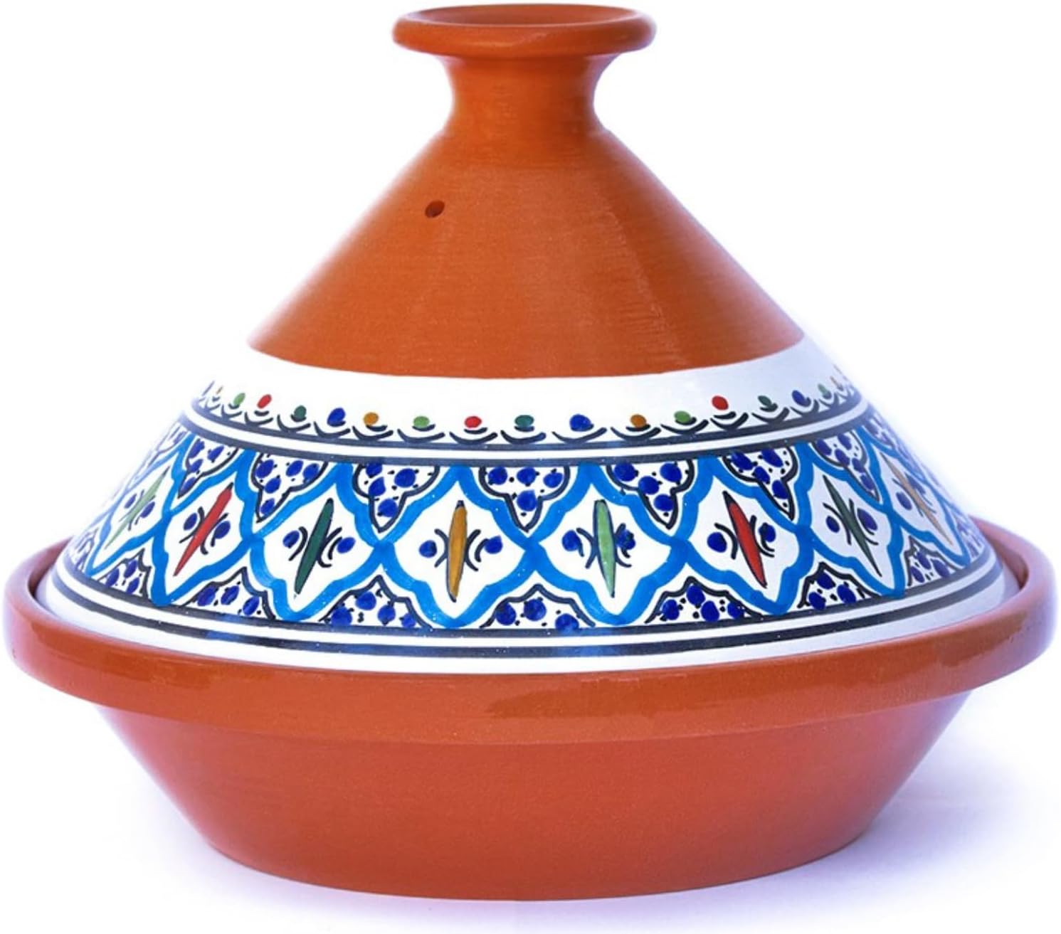 Kamsah Tagine Pot for Cooking - Handmade Moroccan Ceramic