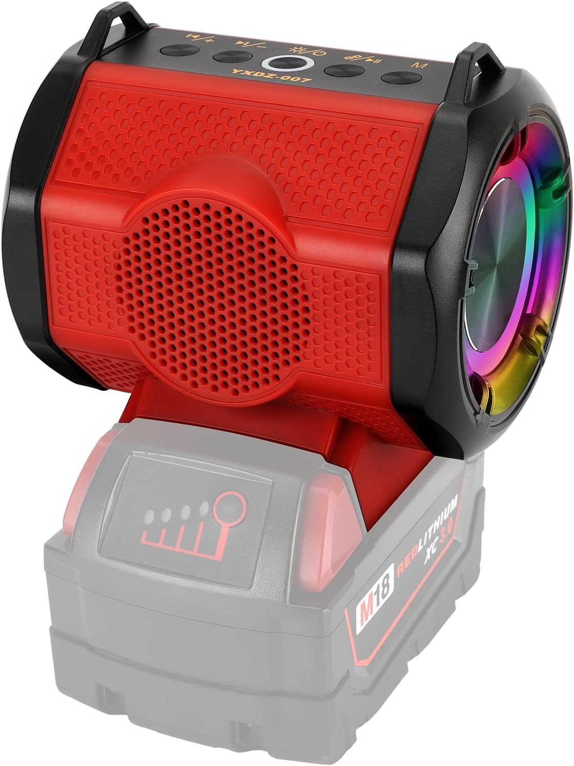 Powerful Jobsite Speaker for Milwaukee 18V - 24H Playtime