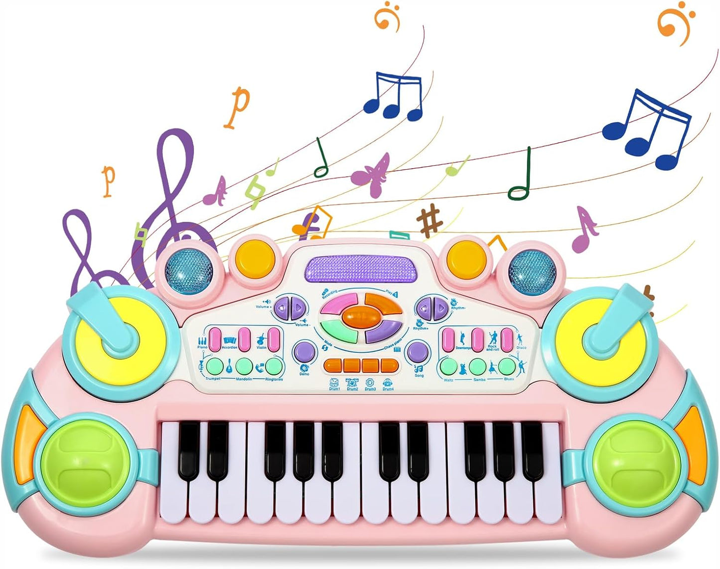 Cozybuy Toddler Piano Toy: 24 Keys Fun for 1-6 Yrs