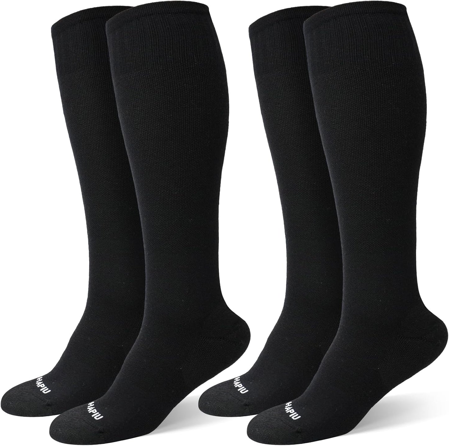 HAPIU Merino Wool Compression Socks for Nurses & Travel