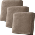 Velvet Stretch Sofa Cushion Cover Set (3 Piece) - Plush Protection