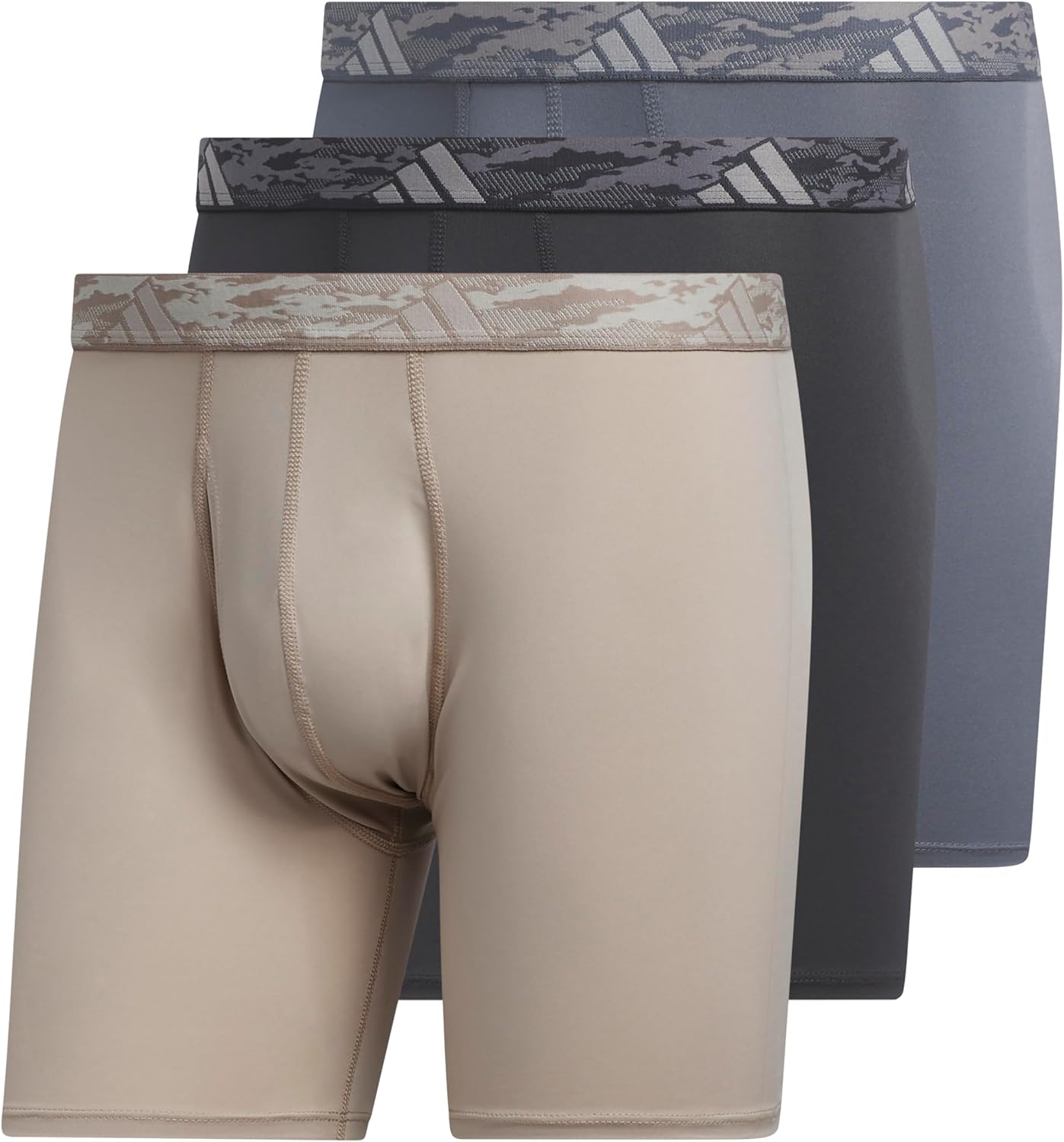 adidas Men's Microfiber Boxer Briefs for Ultimate Comfort Fit
