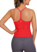 Butterluxe Racerback Tank Tops for Women - Padded Scoop Neck Fit
