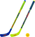 NERF Proshot Kids Hockey Sticks + Ball Set - Adjustable Two-Player Set