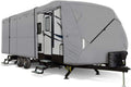 Travel Trailer RV Cover Windproof Extra Thick 5-Layer - Fits 33ft-35ft