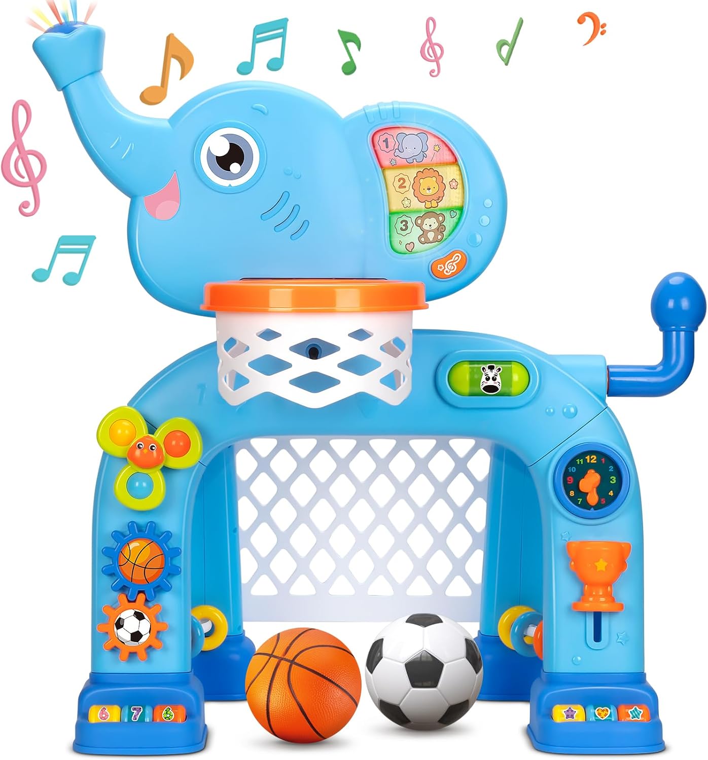 KIZZYEA Interactive Musical Sports Toys for Toddlers 1-3 Years