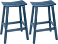 Weatherproof Bar Stools Set of 2 28 in Height - Durable Outdoor