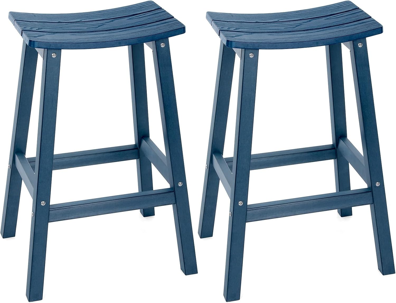 Weatherproof Bar Stools Set of 2 for Outdoor and Kitchen Use