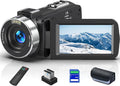 8K 64MP Camcorder Video Camera 18X Digital Zoom - Vlogging Ready