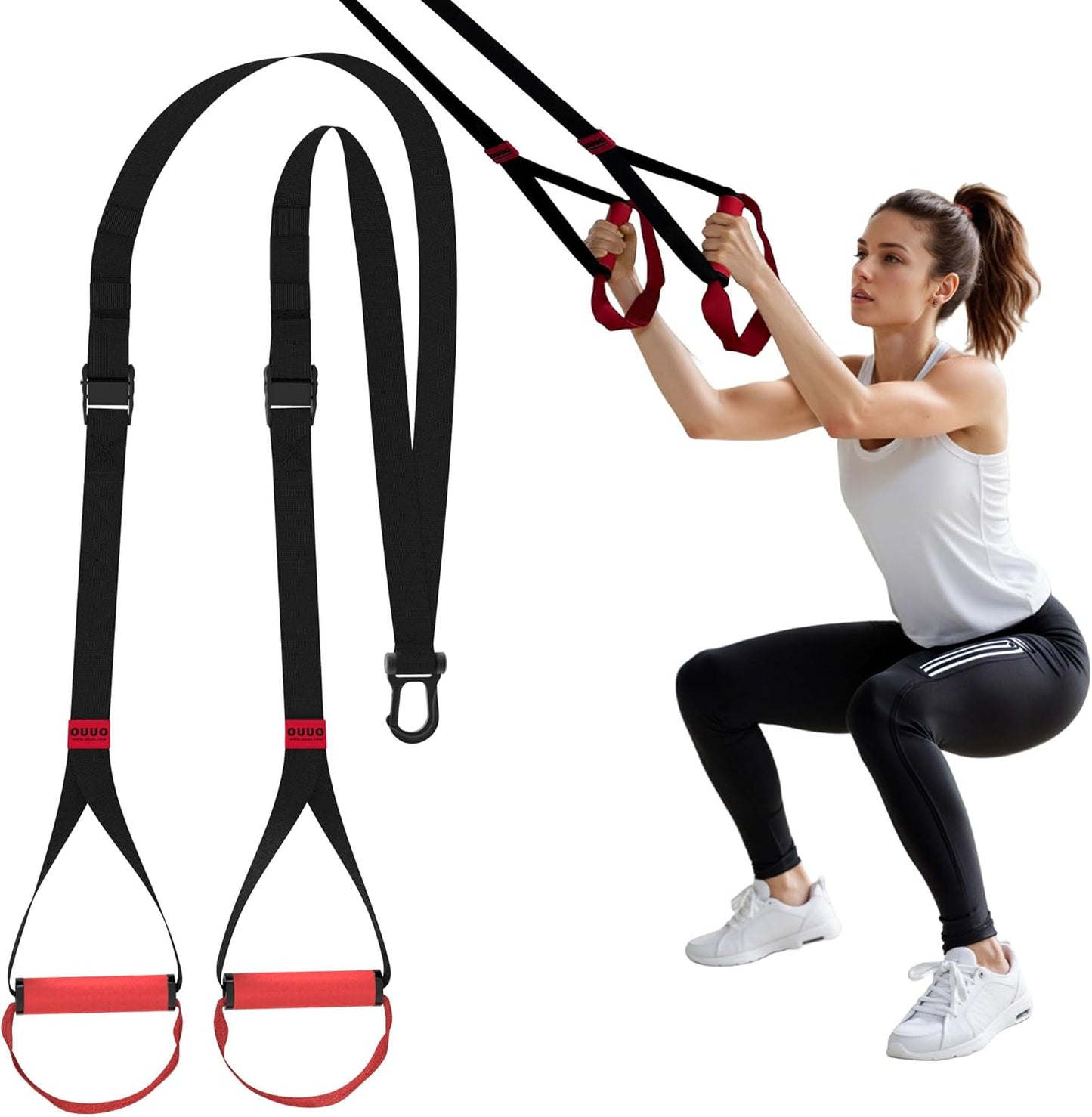 Home Suspension Straps Training Kit for Full Body Workouts