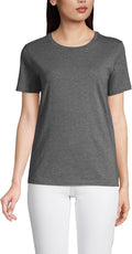 Womens Relaxed Supima Cotton Crew Neck T-Shirt - Soft Supima