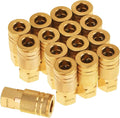 SUNGATOR 15-Pack 1/4 Inch Air Hose Fittings for Quick Connect