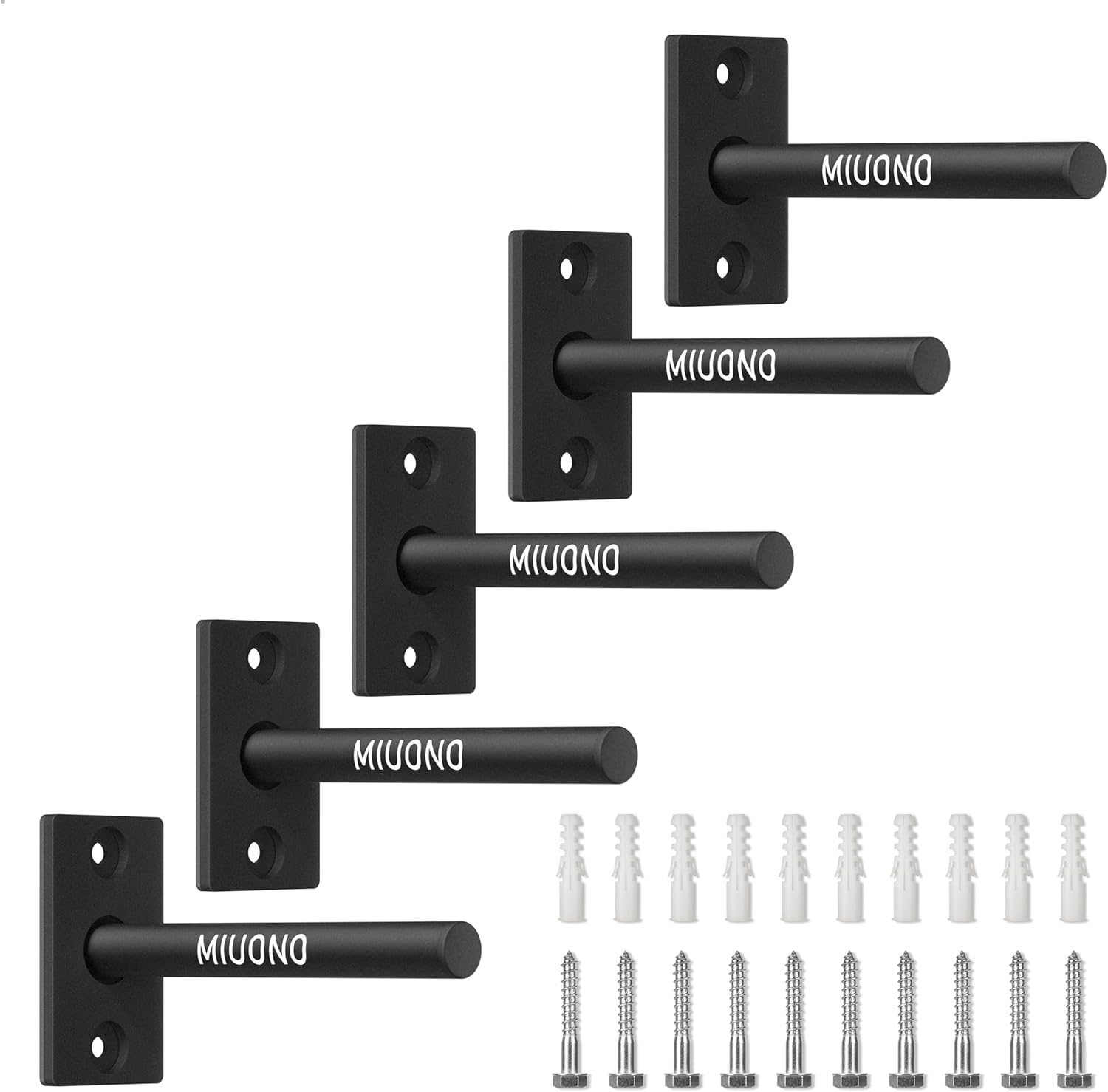 Weight Plate Holder for Home Gym - Wall Mounted Storage Rack