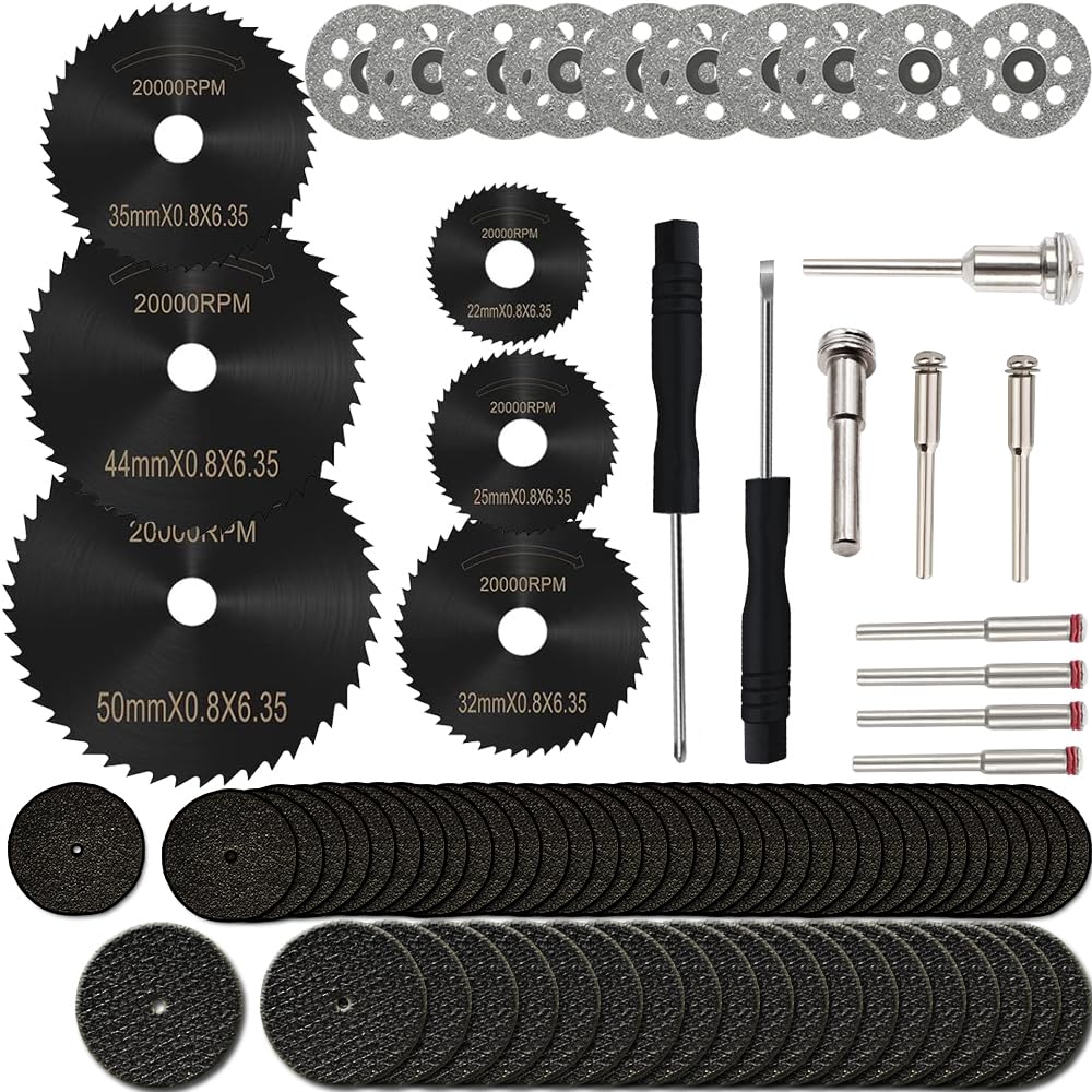 IELEK HSS & Diamond Cutting Discs Set for Precision Cutting