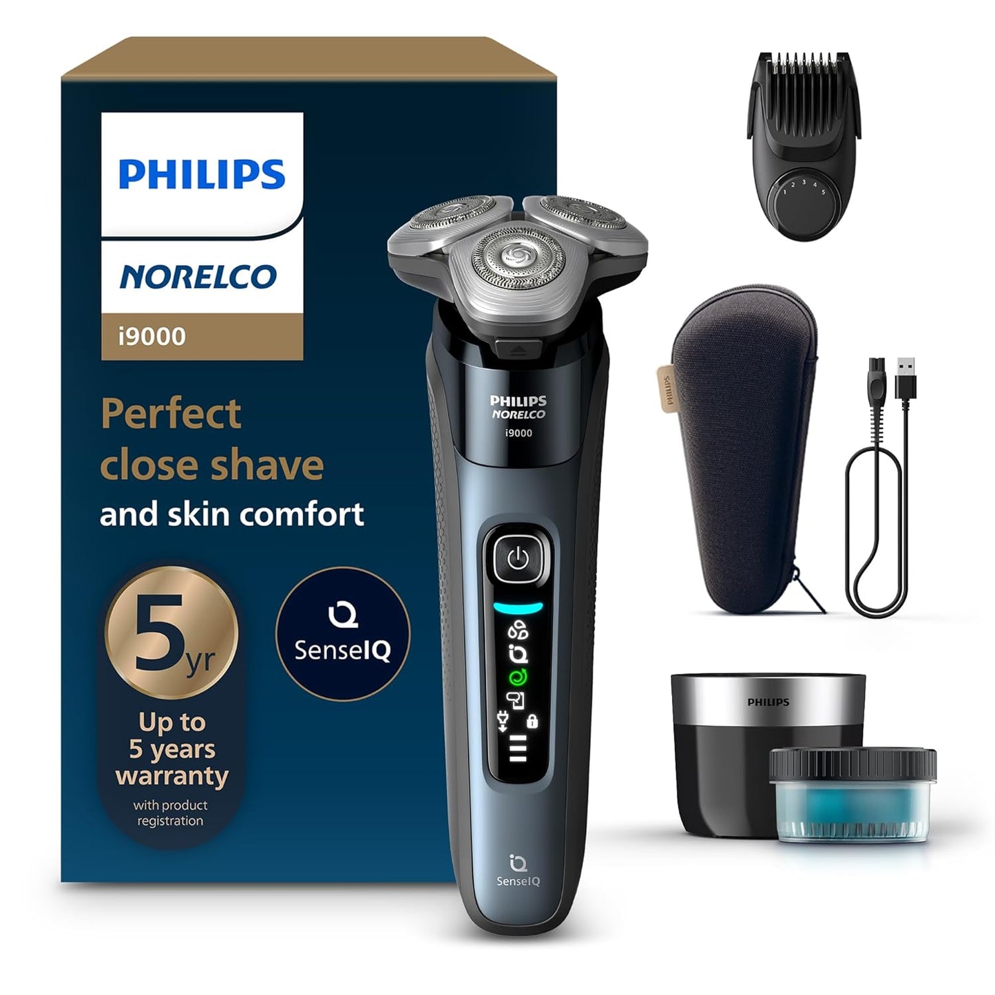 Philips Norelco Shaver i9000: Ultimate Wet & Dry Shaving Experience