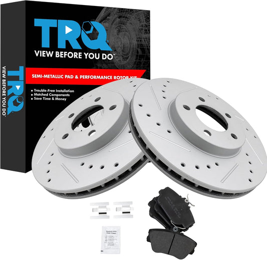 TRQ Front Metallic Brake Pad & Performance Rotor Kit Review