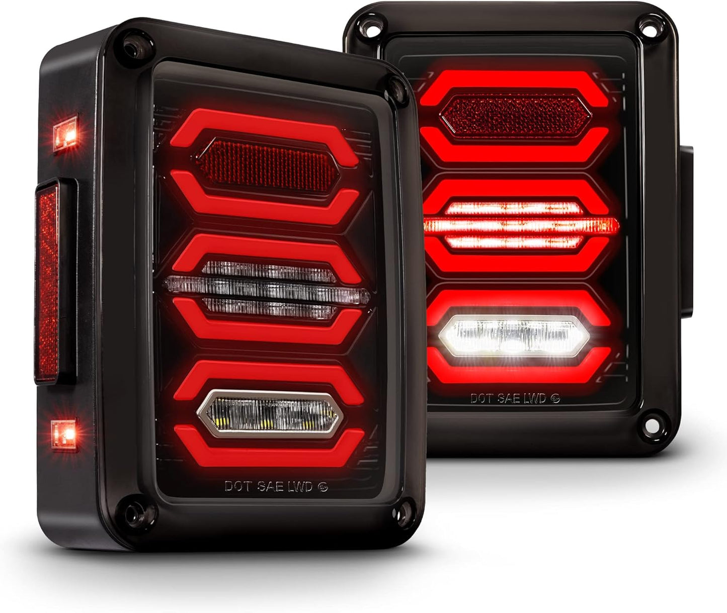 TRUE MODS LED Rear Tail Light Replacement for Jeep Wrangler JK
