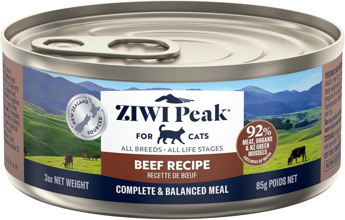 ZIWI Peak Wet Cat Food - High Protein Grain Free Nutrition
