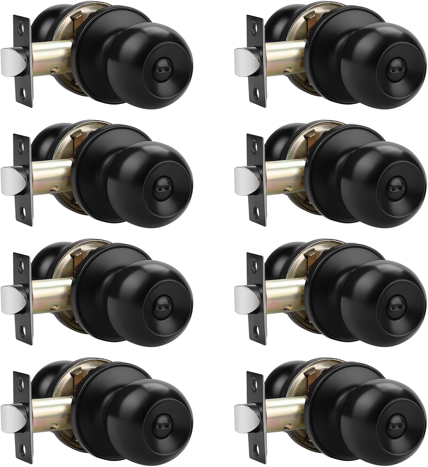 Probrico Black Bedroom Door Locks for Stylish Privacy Needs