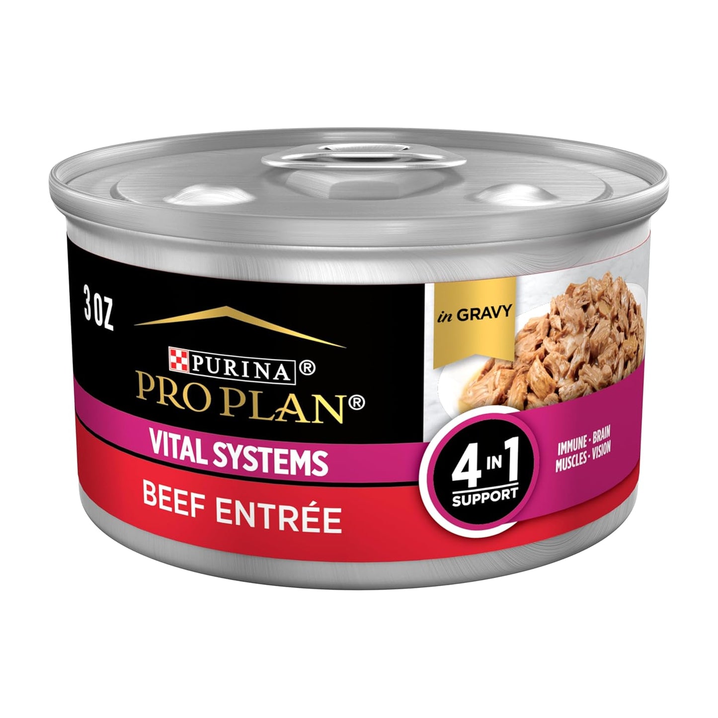 Purina Pro Plan Wet Cat Food Vital Systems Beef Entree Review