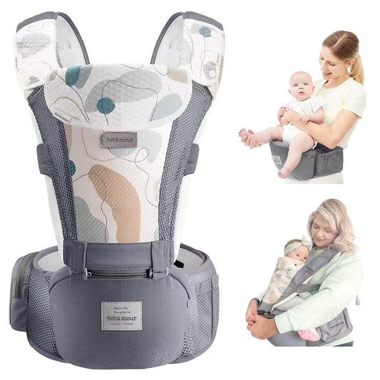 Bebamour 2-in-1 Baby Carrier: Comfort & Versatility!