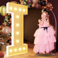 imprsv 4FT Light Up Letters - Large Marquee Letters for Party