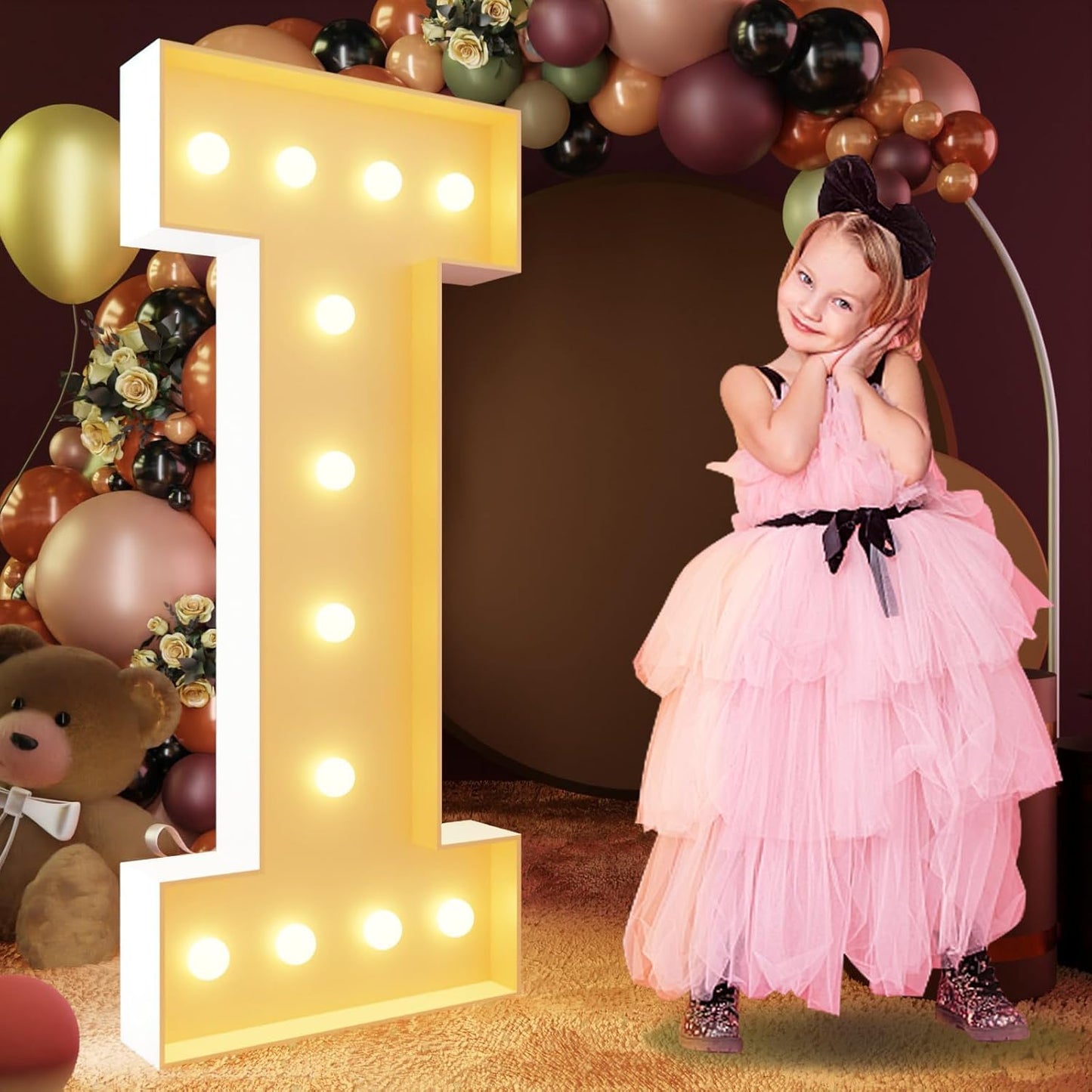 Large Light Up Letters for Birthday Party and Wedding Decor