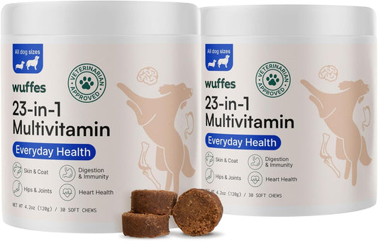 Wuffes 23-in-1 Chewable Dog Multivitamin Bundle for Dogs