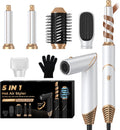 5 in 1 Blow Dryer Brush Hair Dryer Brush - Versatile Hot Air Styler
